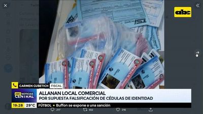 Allanan local comercial por realizar réplicas de cédulas para mascotas - ABC Noticias - ABC Color