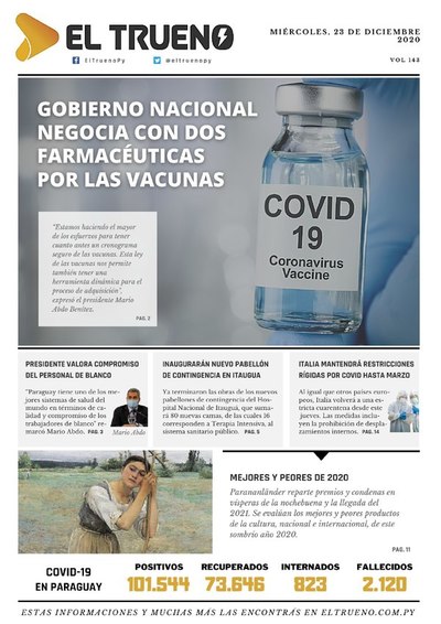 E-paper 23 de Diciembre 2020 - El Trueno