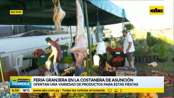 Volvió la feria granjera a la Costanera de Asunción - ABC Noticias - ABC Color