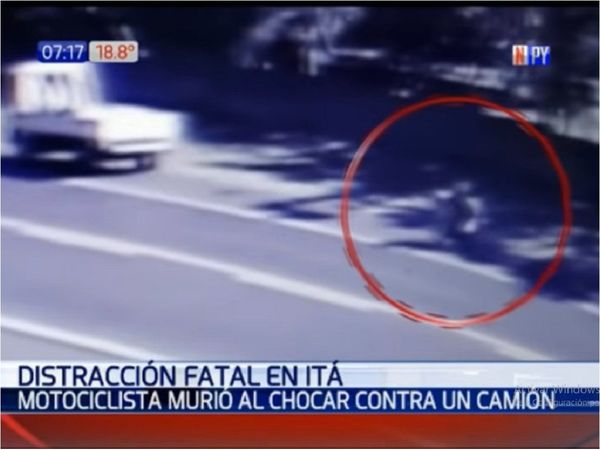 Motociclista muere tras cochar contra un camión en Itá