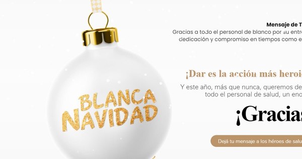 La Nación / Nestlé homenajea al personal de blanco con una “Blanca Navidad”