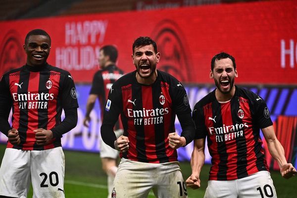 El líder Milan gana a la Lazio en el descuento - Fútbol - ABC Color