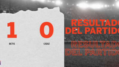 A Betis le alcanzó con un gol para derrotar a Cádiz en el estadio Benito Villamarín