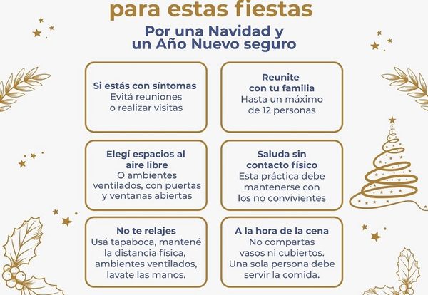 Instan a tomar precauciones durante cena de Nochebuena