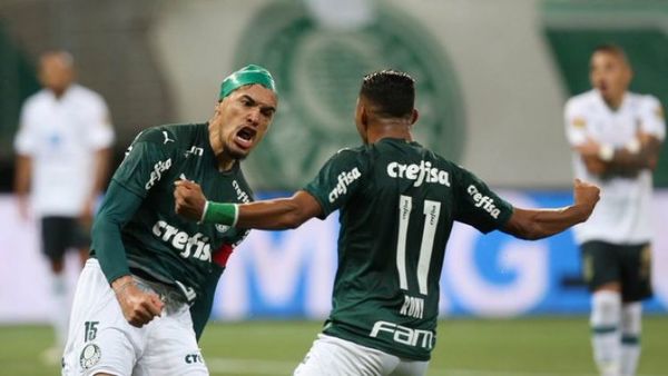 Gómez, figura y goleador en el empate de Palmeiras por Copa de Brasil
