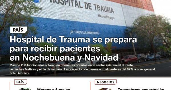 La Nación / LN PM: Las noticias más relevantes de la siesta del 24 de diciembre