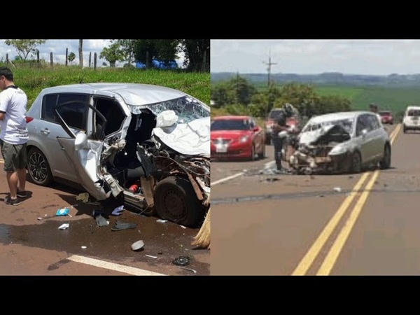 VIOLENTO ACCIDENTE SOBRE LA RUTA 6 EN ZONA DE VACAY