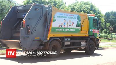 EDELIRA PRESENTÓ SU FLAMANTE CAMIÓN RECOLECTOR DE BASURA