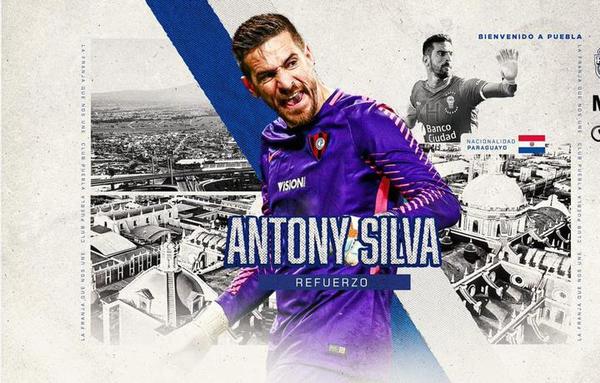 Antony Silva, nuevo portero del Puebla mexicano