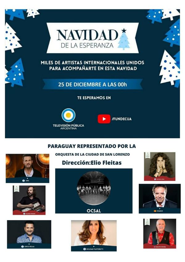 OCSAL representará a Paraguay en concierto latinoamericano de la “Navidad de la Esperanza” - Nacionales - ABC Color