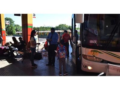 Terminal: Se registró nuevamente una gran cantidad de pasajeros