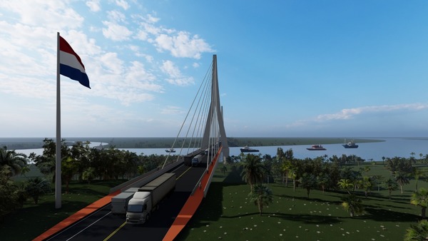 Presentan diseño de ingeniería del Puente Bioceánico Paraguay-Brasil