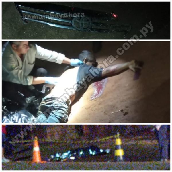 Accidente con derivación fatal esta madrugada sobre ruta quinta