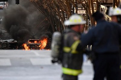 Explosión en Nashville: autoridades encuentran restos humanos cerca del lugar de la detonación