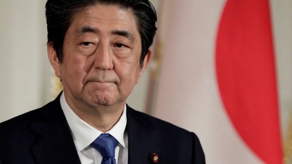 Shinzo Abe, exprimer ministro de Japón, pide perdón