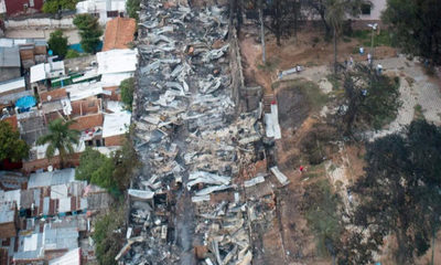 Mas de 100 familias afectadas por incendio en la Chacarita