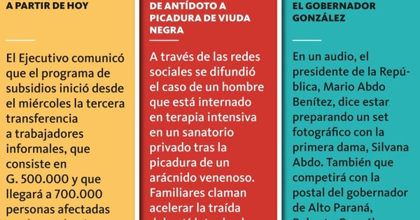 La Nación / Las tres noticias más leídas de la semana