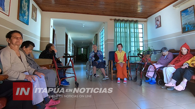 ABUELOS DEL HOGAR SANTA MARIA NO PUEDEN RECIBIR VISITAS PERO SÍ DONATIVOS
