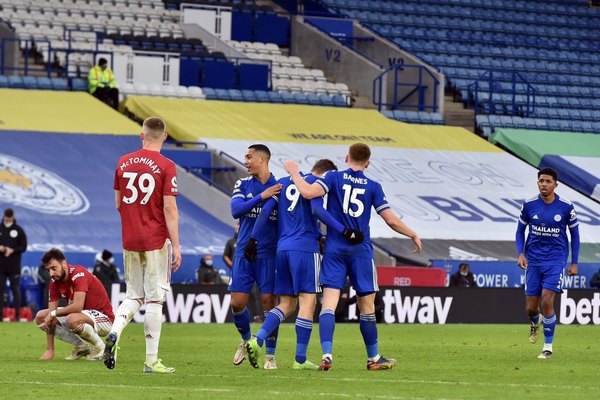 Leicester y Manchester United igualan en el 'Boxing Day'