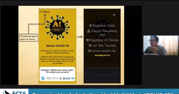 La Nación / Crean app que ayudará a notificar casos de covid-19
