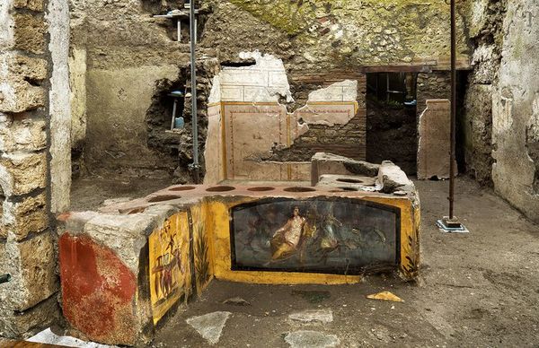 Pompeya: Descubren intacta una “tienda de comidas rápidas” del año 79 a.C - Mundo - ABC Color