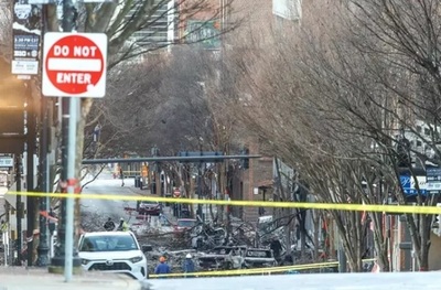 Presumen que explosión de Nashville pudo ser un acto suicida