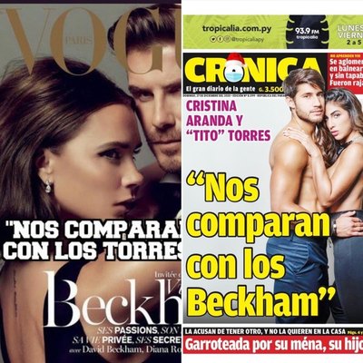 Crónica / Lluvia de memes de los Beckham - Torres