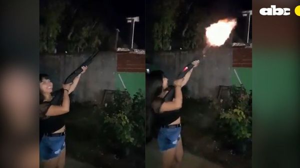 Video de disparos al aire causa indignación en redes - Nacionales - ABC Color