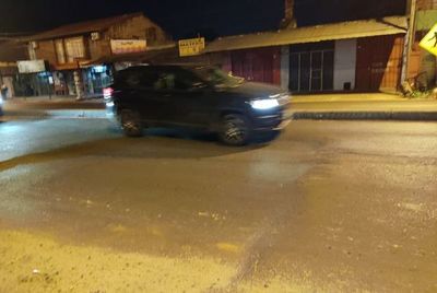 Feroz ondulación sobre Defensores del Chaco causa accidente  - Nacionales - ABC Color