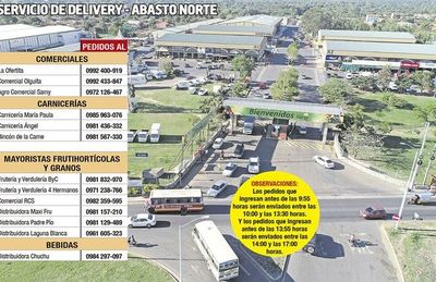 Abasto Norte realiza delivery en San Ber, Asunción, Central y Bajo Chaco - Nacionales - ABC Color