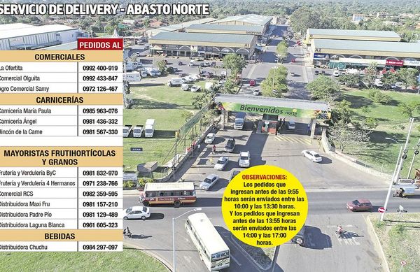 Abasto Norte realiza delivery en San Ber, Asunción, Central y Bajo Chaco - Nacionales - ABC Color
