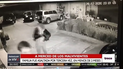 Asaltan por tercera vez en poco tiempo a una familia de comerciantes