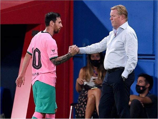 Koeman elogia a Messi