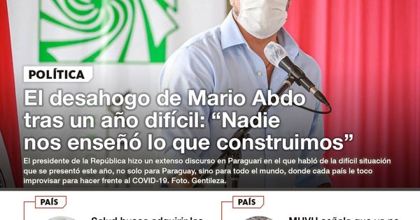 La Nación / LN PM: Las noticias más relevantes de la siesta del 28 de diciembre