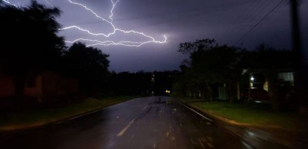 Emiten alerta por posibles tormentas para Amambay, y otros 6 Departamentos