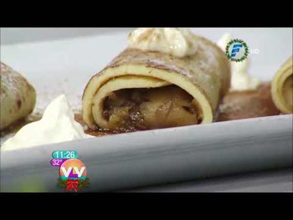 La ensalada de pasta con aliño y Crepes rellenos de apfelstrudel | Recetas en Vive la Vida XL