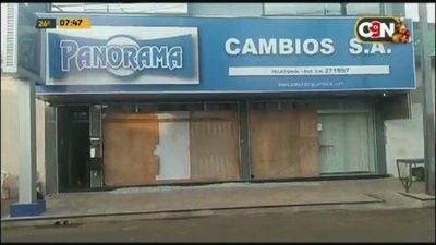 Dos casas cambiarias atacadas con disparos de fusil en Pedro Juan Caballero