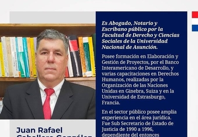 HOY / Juan Caballero González, asume como nuevo procurador general de la República