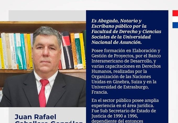 HOY / Juan Caballero González, asume como nuevo procurador general de la República