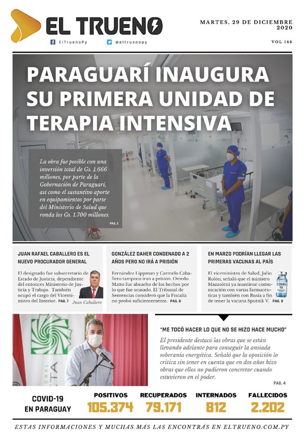 E-paper 29 de Diciembre 2020 - El Trueno