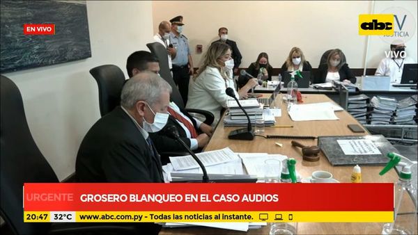 Grosero blanqueo en el caso de audios filtrados - ABC Noticias - ABC Color