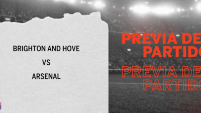 Brighton and Hove recibirá  a Arsenal por la Fecha 16