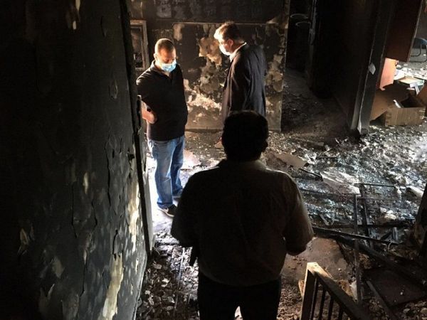 Peritaje inicial evalúa daños tras incendio en El Cabildo