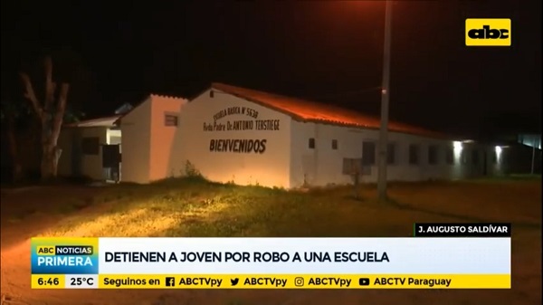 Detienen a joven tras robo a una escuela en J. Augusto Saldívar
