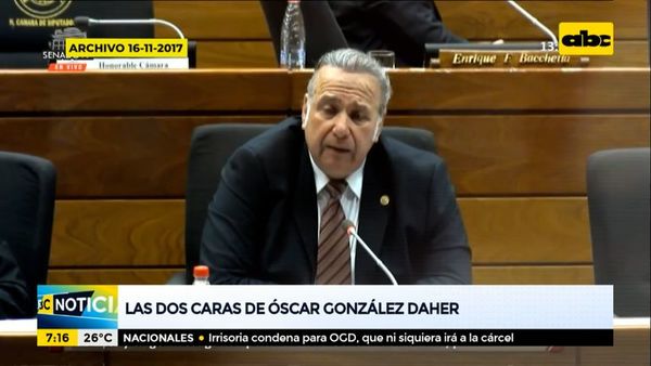Las dos caras del condenado Óscar González Daher - ABC Noticias - ABC Color