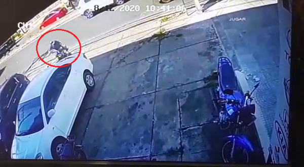 Policías logran recuperar una motocicleta robada en la zona de Cuatro Mojones