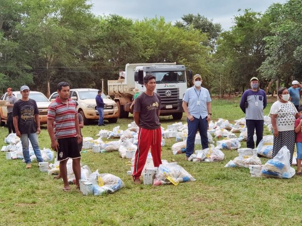 Esta semana se completará entrega de 4.500 kits de alimentos a comunidades nativas de Alto Paraná | .::Agencia IP::.