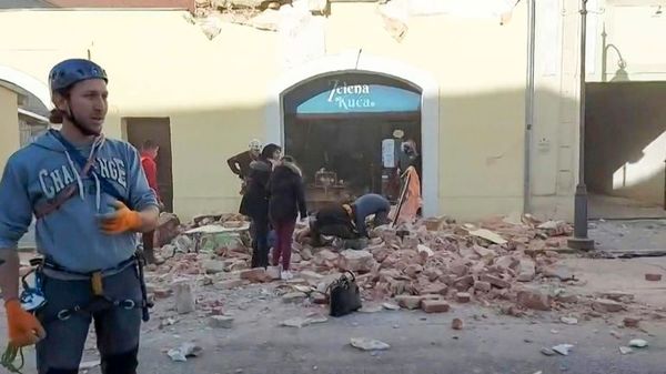 Edificios dañados y pánico por fuerte sismo de magnitud 6,4 en el centro de Croacia - Mundo - ABC Color