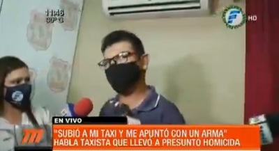"Él me apuntó y me dijo vamos", narra taxista que llevó a feminicida confeso