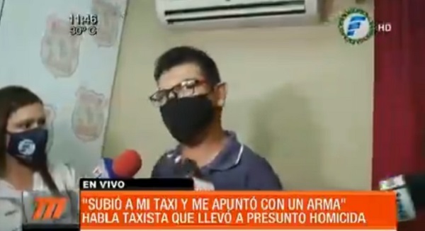 "Él me apuntó y me dijo vamos", narra taxista que llevó a feminicida confeso